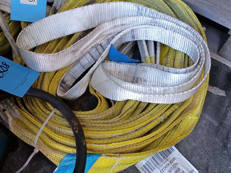 qty-(4)-yellow-tow-straps,-(1)-white-loop-strap-image-2
