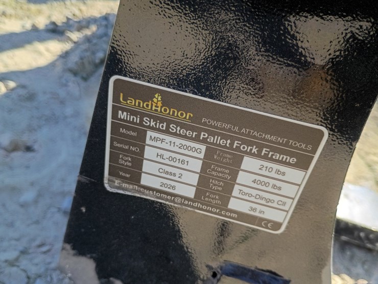 #l85-013-•-landhonor-pallet-fork-mini-skid-steer-attachment-[damaged]-image-8