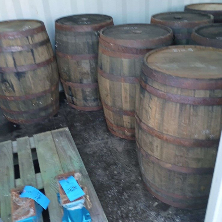 QTY (4) WHISKEY BARRELS