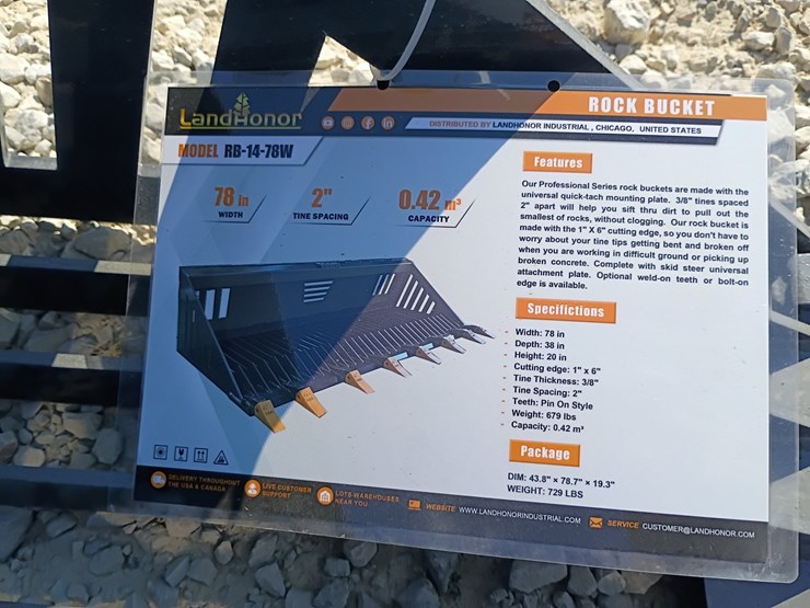 #l85-003-•-landhonor-78"-rock-bucket-skid-steer-attachment-image-7