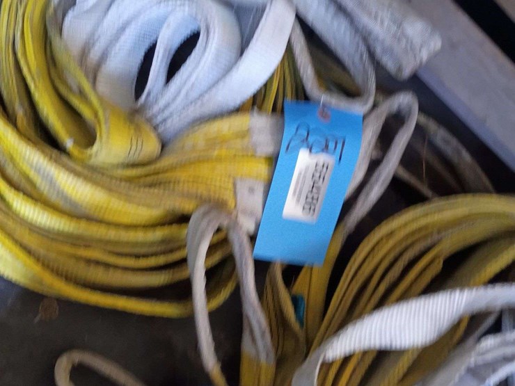 qty-(4)-yellow-tow-straps,-(1)-white-loop-strap-image-1