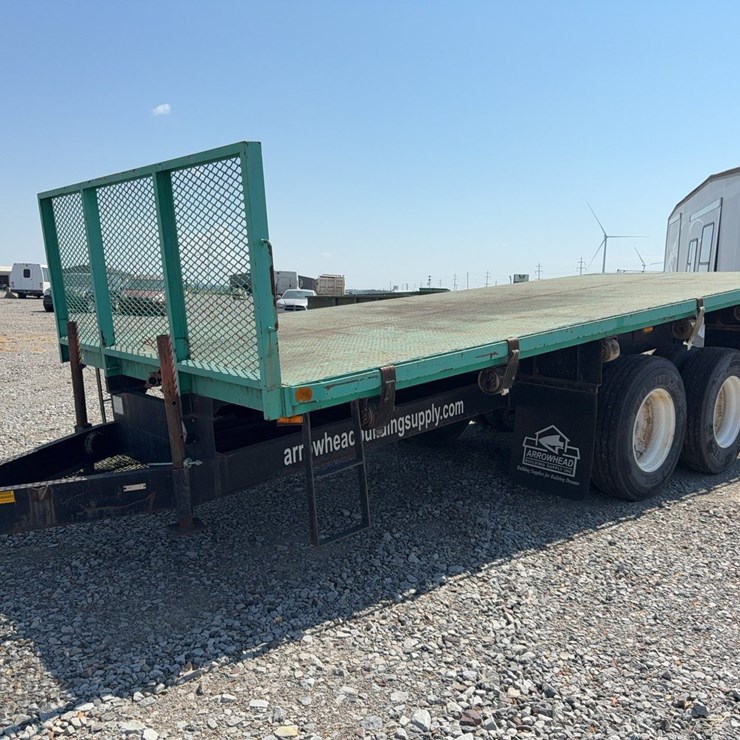 #48006 • Homemade 21' Flatbed Trailer 000326567 INV# 48006