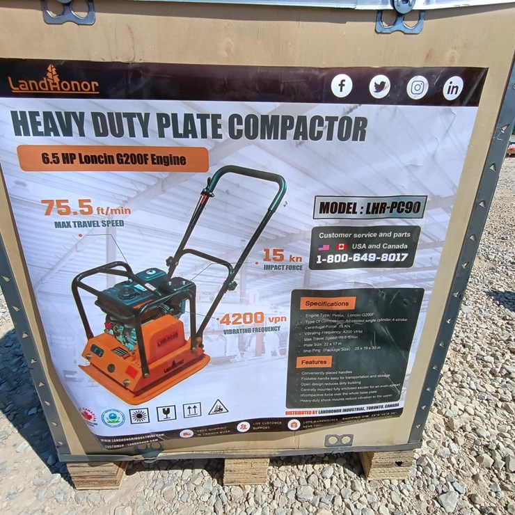 #L85-084 • Landhonor Plate Compactor