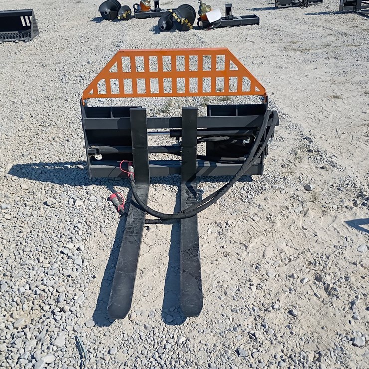 #L85-012 • Landhonor Hydraulic Pallet Fork Skid Steer Attachment