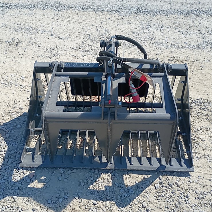 #L85-056 • Landhonor Rock Grapple Mini Skid Steer Attachment