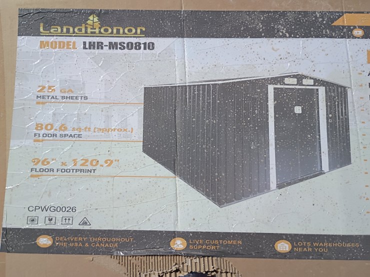 #l85-069-•-landhonor-8'x10'-metal-shed-[damaged-box]-image-1