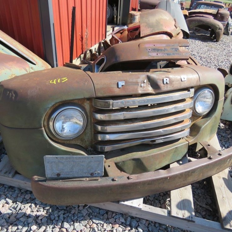 1950 Ford Pickup Front End Cut for Automotive Art