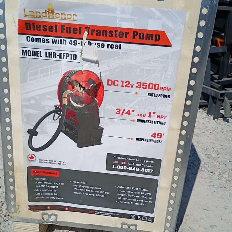 #L85-050 • Landhonor Diesel Fuel Transfer Pump [damaged box]