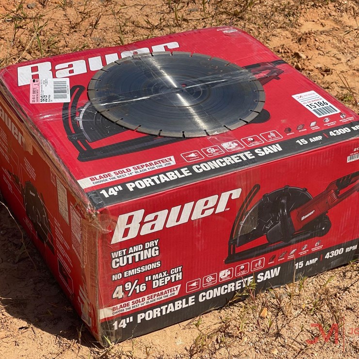 BAUER 14" PORTABLE ELECTRIC CONCRETE SAW