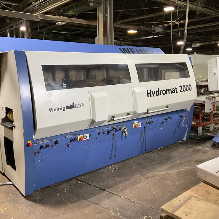 #195 • Weinig Hydromat 2000 Industrial Woodworking Moulder Line