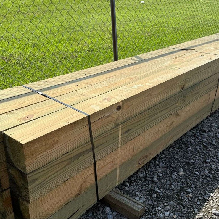 QTY (16) UNUSED 6X6X16' PRESSURE TREATED POST