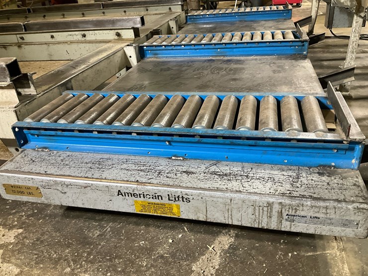 #199-•-american-lifts-d36-120-12,000-lb-lift-table-with-roller-conveyor-deck-image-5