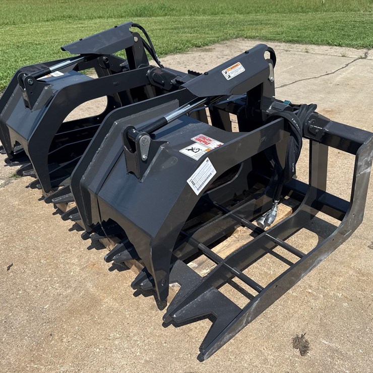 New Stout 76 inch Skidloader Utility Grapple Bucket