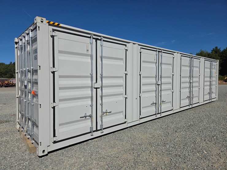 #5312-•-approx-40'-(5)-door-one-trip-shipping-container-image-1