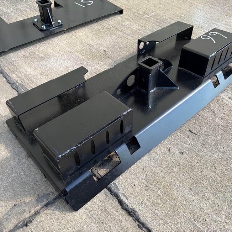 Heavy Duty Skidloader Receiver Hitch Back Plate