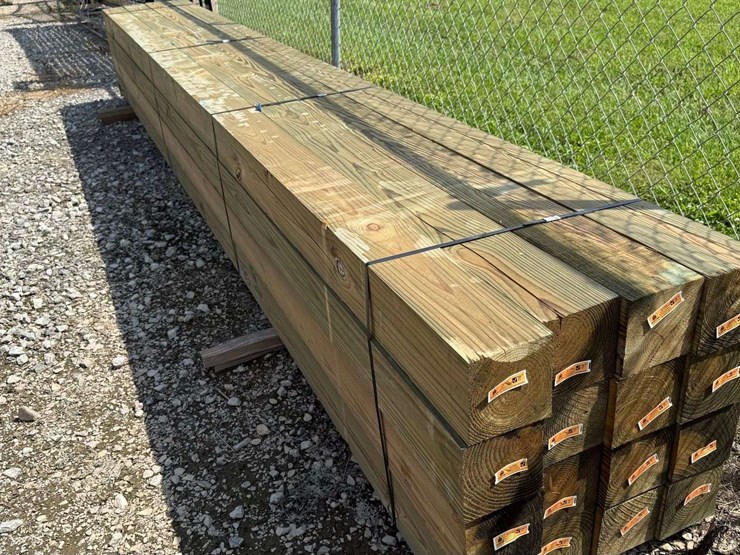 qty-(16)-unused-6x6x16'-pressure-treated-posts-image-3