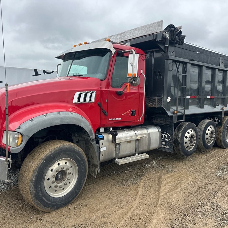 #61413 • 2013 Mack GU713 Quad Axle Dump Truck