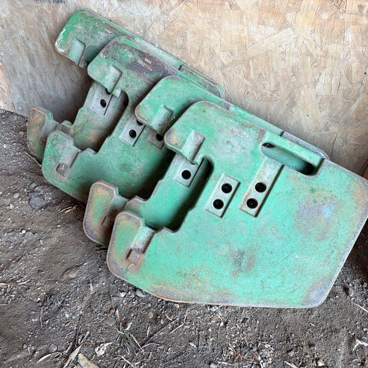 4-John Deere Suitcase Weights
