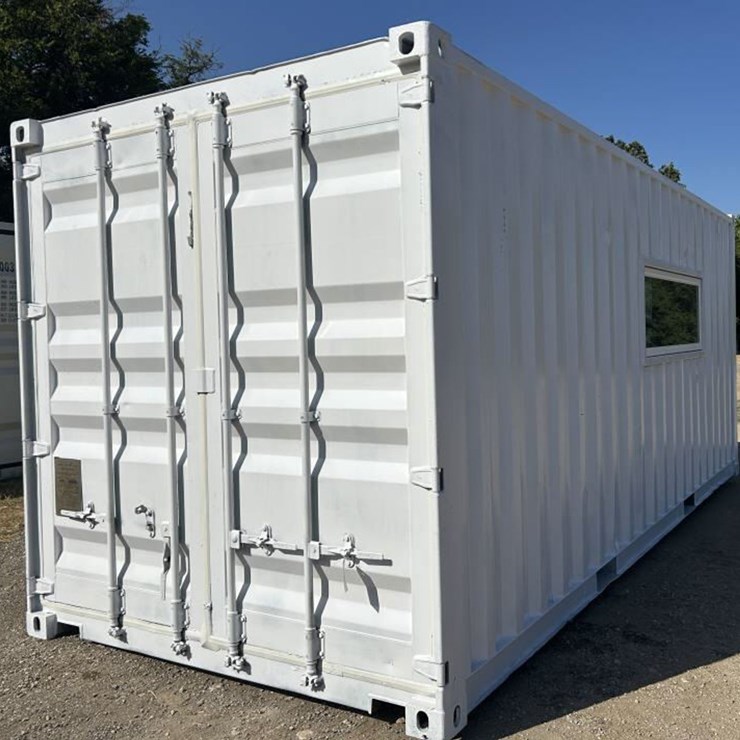 #280 • 20' Conex/ Shipping Container w/ Windows & Door