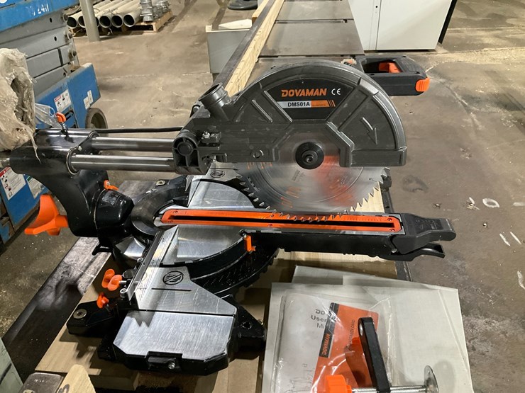 #207-•-dovaman-&-tacklife-sliding-compound-miter-saws-with-roller-conveyor-table-image-2