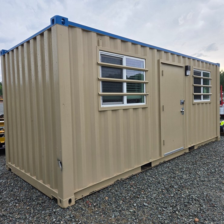 #5458 • Unused Shipping Container Job Site Mobile Office