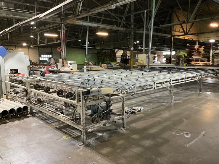 #197-•-weinig-industrial-multi-strand-chain-&-roller-transfer-conveyor-system-image-3