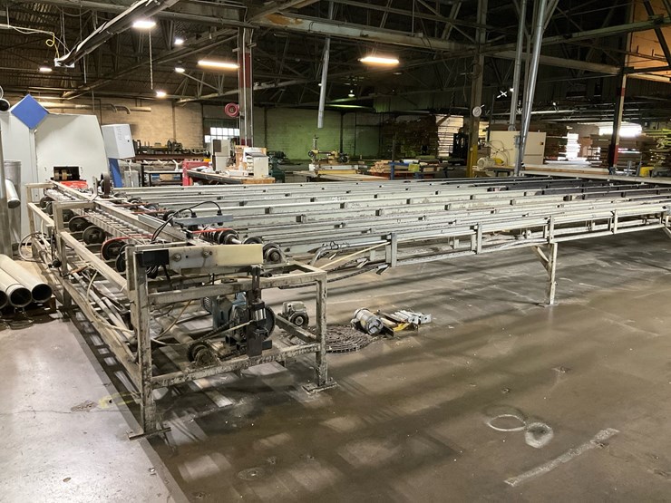 #197-•-weinig-industrial-multi-strand-chain-&-roller-transfer-conveyor-system-image-2