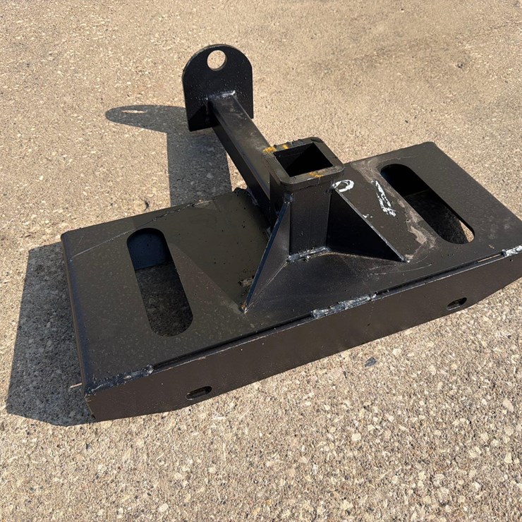 Heavy Duty Mini Skidloader Gooseneck Receiver Hitch Back Plate