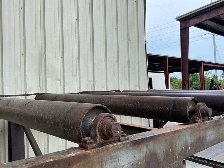#129-•-heavy-duty-chain-driven-roller-conveyor-section-with-u.s.-electrical-motors-drive-image-5