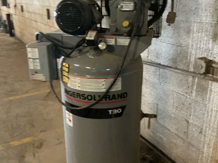 #318-•-ingersoll-rand-t30-2475-5-hp-vertical-air-compressor-image-1