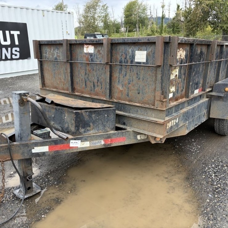 2004 C&B 12-12K T/A Utility Dump Trailer