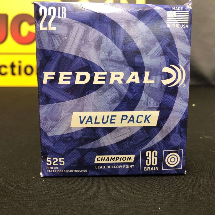 FEDERAL 36GR 22LR 525 ROUNDS