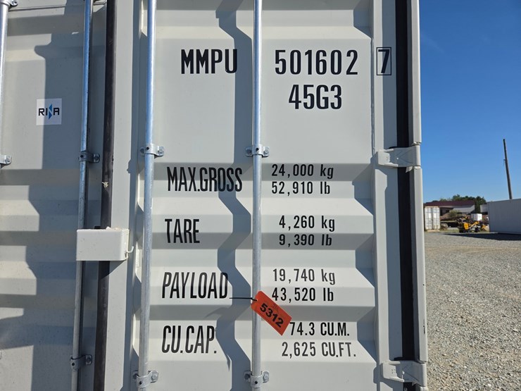 #5312-•-approx-40'-(5)-door-one-trip-shipping-container-image-12