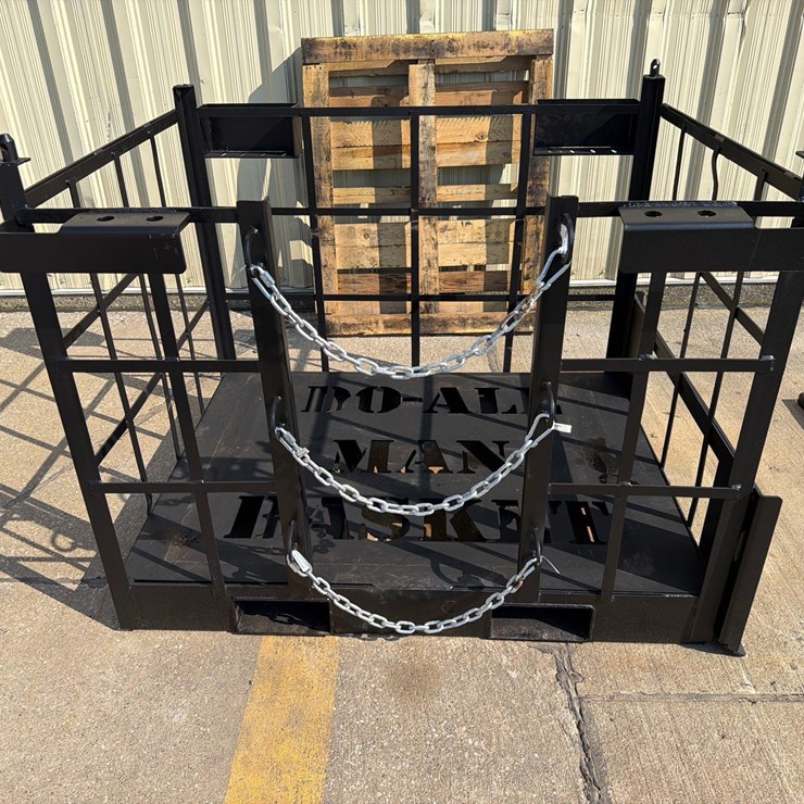 Heavy Duty Do All 44” x 56” Skidloader/Pallet Fork Man Basket