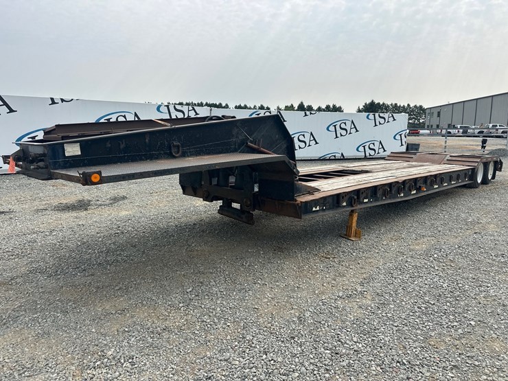 #61385-•-1995-nelson-mfg.-tandem-axle-lowboy-trailer-image-1
