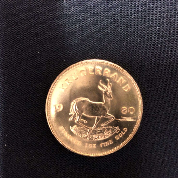 1980 SOUTH AFRICAN KRUGERRAND 1oz 22 KARAT