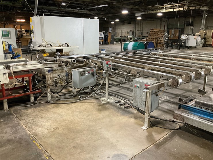#196-•-weinig-hydromat-2000-&-unimat-23-e-moulders-with-american-lifts-conveyor-system-&-pacific-powertech-15-hp-hpu-image-1