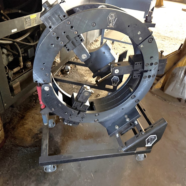 SCHMIDT TOOL & MFG REST IN PIECE 26”ID STEADY REST F/ LATHE