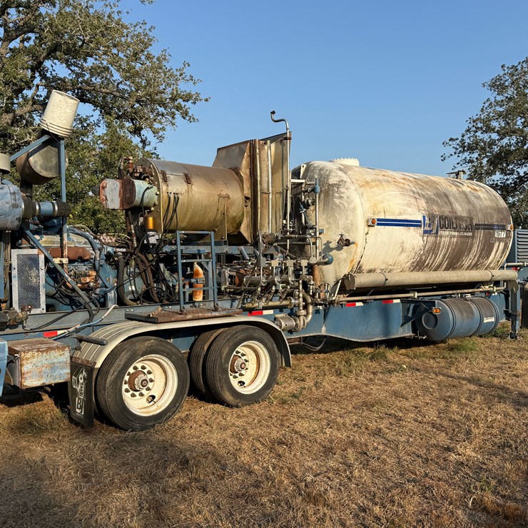2003 TES T/A DIESEL FIRED NITROGEN PUMP TRAILER
