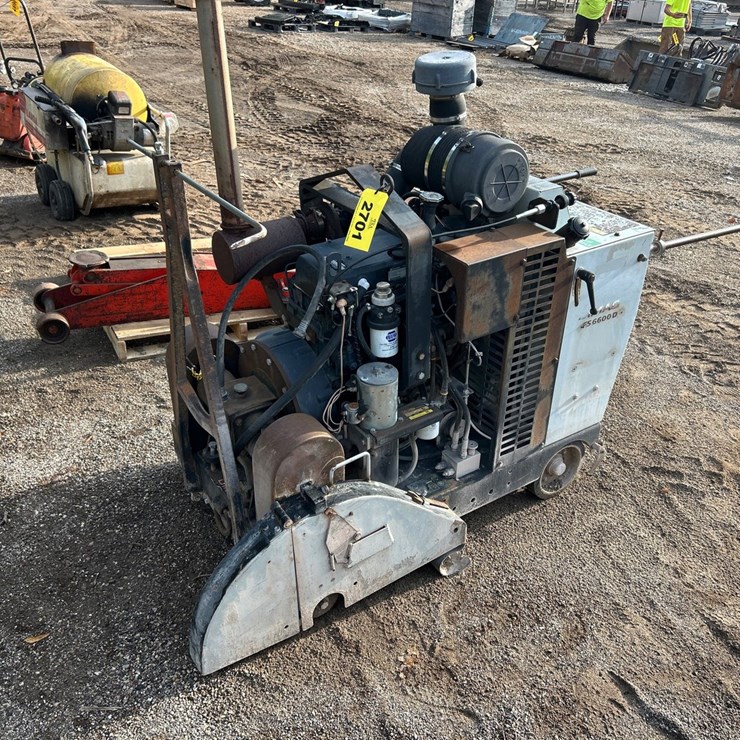 #2701 • Dimas FS 6600D Walk Behind Diesel Floor Saw