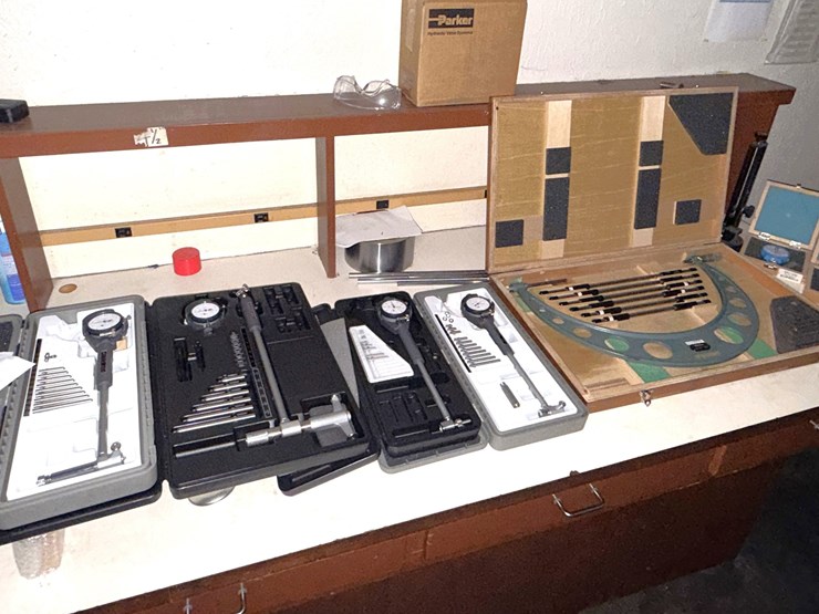 section-w/(4)-mitutoyo-2”-thru-10”-depth-gauges,-(1)-mitutoyo-12-18”-od-micrometer,-&-(2)-durometer-guages-image-1