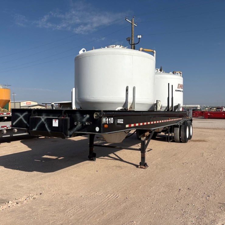SHOPBUILT T/A 2-POD DRY BULK TRANSPORT TRAILER