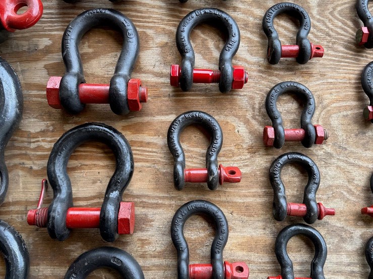 pallet-of-(-30)-assorted-3-¼-ton-thru-25-ton-crosby-shackles-image-7
