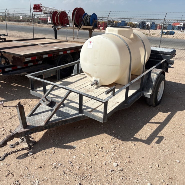 SHOPBUILT 10’ x 5’ s/a bumper pull utility trailer