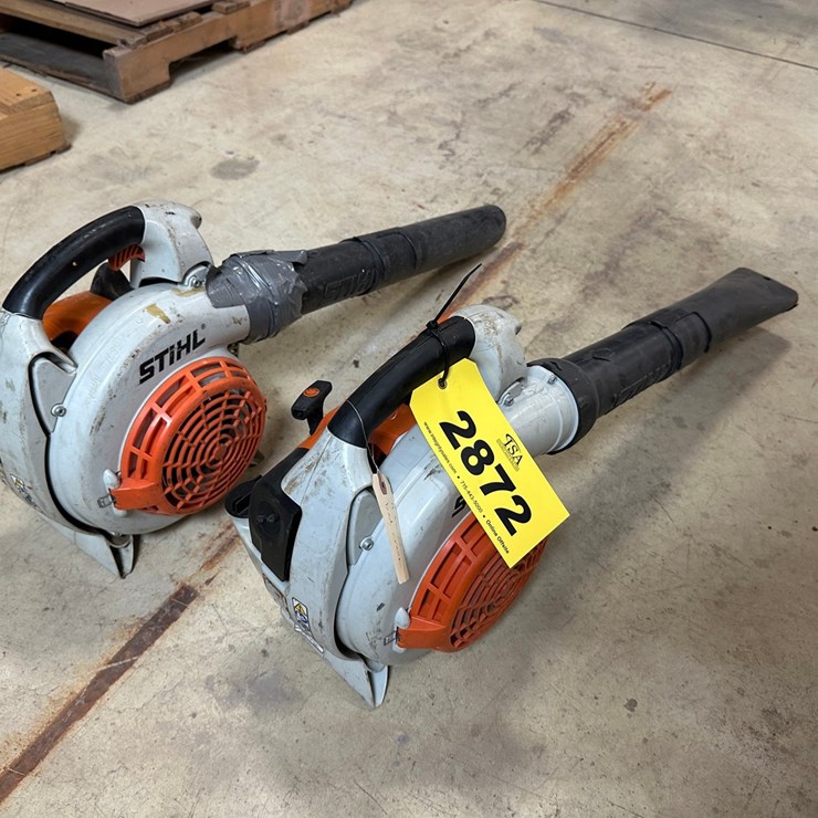#2872 • (2) Stihl Leaf Blowers