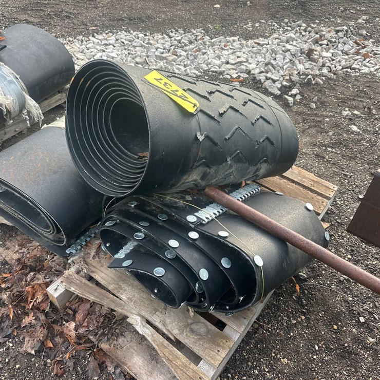 #2737 • (3) Rolls Of Rubber Belting