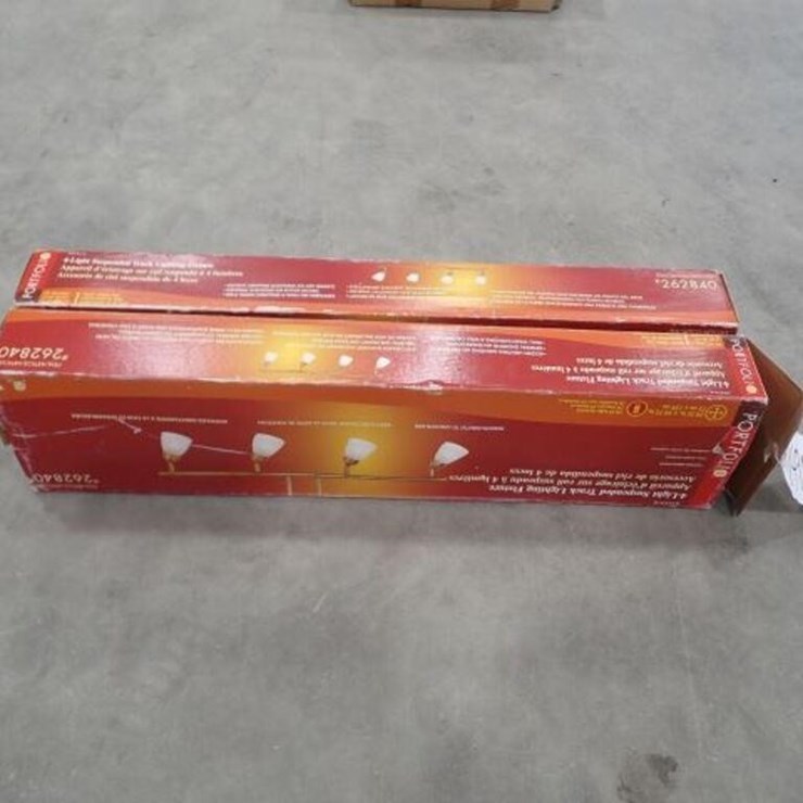 Qty Of (2) 4 Light Track Fixture