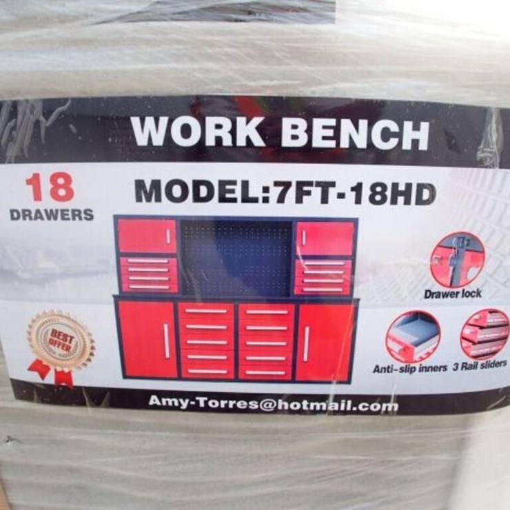 UNUSED Steelman 7 Ft Garage Cabinet Work Bench
