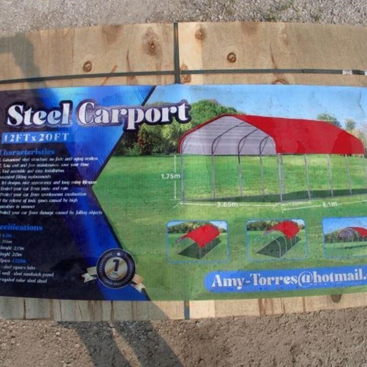 UNUSED Gold Mountain Classic Steel Carport