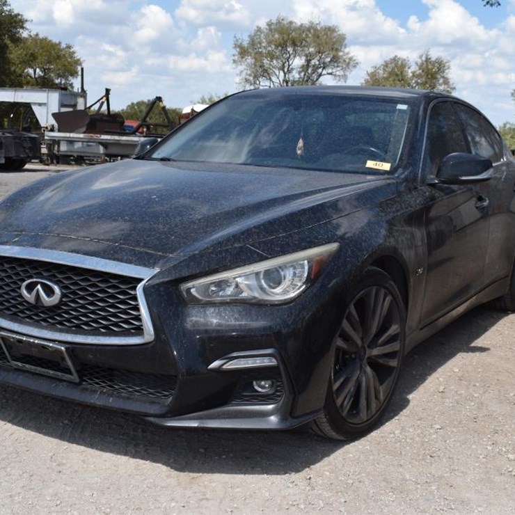 2018 INFINITI Q50S (RUNS ROUGH) (VIN # JN1EV7AP3JM366155) (SHOWING APPX 132